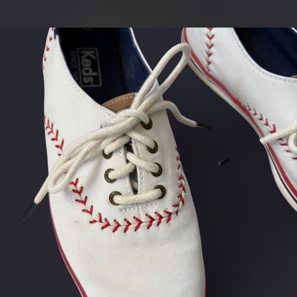 Keds Champion Canvas Baseball Stitching Sneakers size 6.5 - Picture 2 of 8